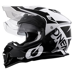 ONEAL SIERRA HELM R - BLK/WHT (2XL)  [ONC01] #