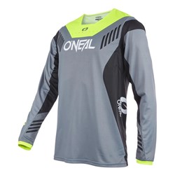 ONEAL ELEMENT FR YOUTH JERSEY HYBRID GRY/NEON YEL (MD) [ONC01] #