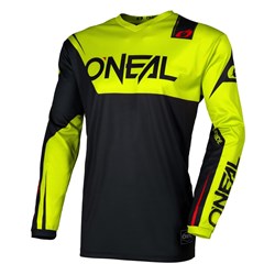 ONEAL ELEMENT JSY RACEWEAR - BLK/N-YEL (XL) [ONC01] #