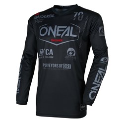 ONEAL ELEMENT JSY BRAND - BLK/GRY (XL) [ONC01] #