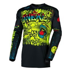 ONEAL 26 ELEMENT YOUTH JSY RANCID - BLK/N-YEL (XS)