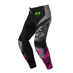 ONEAL 26 ELEMENT LADIES PANT ROLLER - BLK/PNK (W12 - 7/8)