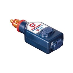 OPTIMATE SMART 3300MA DUAL OUTPUT USB-C CHARGER WITH BIKE PLUG (DIN 180 DEGREE)