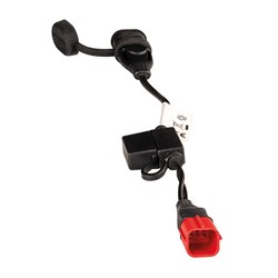 OPTIMATE CHARGE ADAPTER  EURO5 6PIN TO SAE 1.33FT / 400CM