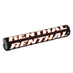 RENTHAL SX BAR PAD VINTAGE 12 INCH 290mm BLK/WHT/RED - GRY FOAM (P314)