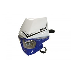 UFO MOTOCROSS STEALTH HEADLIGHT WHT/BLU