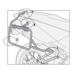GIVI PANNIER FRAMES - KTM 950/990 ADV 03-13 (CAM)  [ONC01] #