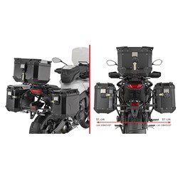 GIVI ONE-FIT PANNIER FRAMES OUTBACK - YAMAHA TRACER 9/GT/GT+ 25 (CAM)