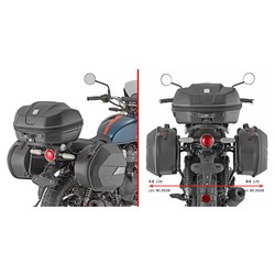 GIVI ONE-FIT PANNIER FRAMES - ROYAL ENFIELD BEAR 650 25- (MONOKEY)