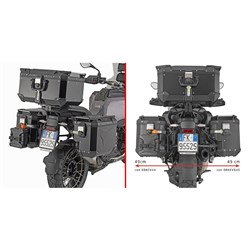 GIVI ONE-FIT PANNIER FRAMES OUTBACK - BMW R1300GSA 25- (CAM CONTOURED RHS)