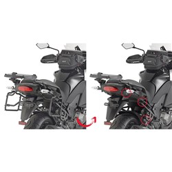 GIVI PANNIER FRAMES RAPID RELEASE - KAWASAKI VERSYS 1000 15-16 (MONOKEY)  [ONC01] #