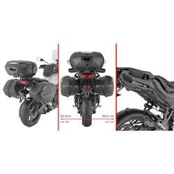 GIVI PANNIER FRAMES - YAMAHA TRACER 9 / TRACER 9 GT / TRACER 9 GT+ 25- (V35/V37)