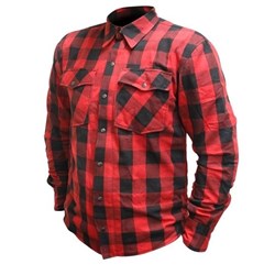RJAYS REGIMENT FLANNEL SHIRT RED/BLK (SM)  [ONC01] #