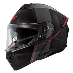 RJAYS TOURTECH V HELM STRIVE BLK/GRY/RED (2XL)