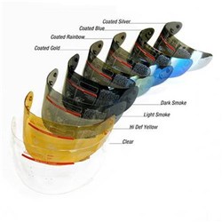 RJAYS STRADA II R/MENT VISOR MIRROR SIL  [ONC01] #