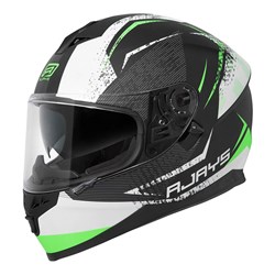 RJAYS DOMINATOR II HELM STRIKE MATT BLK/GRN (SM)  [ONC01] #