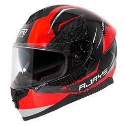 RJAYS DOMINATOR II HELM STRIKE MATT BLK/RED (XS)  [ONC01] #