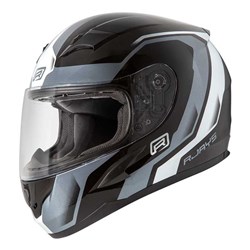 RJAYS GRID HELM GLOSS BLK/WHT (XS)  [ONC01] #