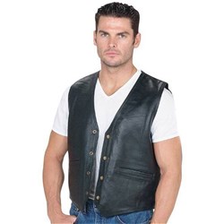 RJAYS LEATHER CRUISER VEST (4XL) [ONC01] #