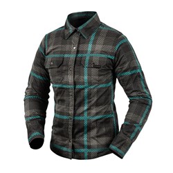 RJAYS REGIMENT 2 SHIRT LADIES BLK/TEAL (12) [ONC01]