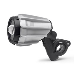 GIVI UNIVERSAL PROJECTOR LED FOG LAMPS (PAIR) ALUMINIUM SILVER/BLACK  [ONC01] #