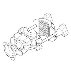 GIVI SPARE MOUNT FOR B SERIES HOLDERS