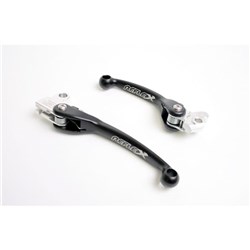 STREAMLINE MX REFLEX LEVER SET HONDA BLACK . [ONC01] #
