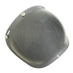SCORPION 3 STUD BUBBLE VISOR - DARK TINT W/SILVER MIRROR