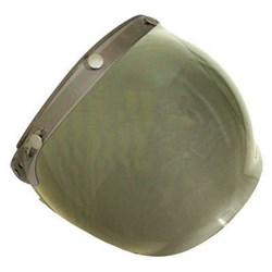 SCORPION FLIP UP 3 STUD UNIV BUBBLE VISOR - LIGHT TINT W/GOLD MIRROR