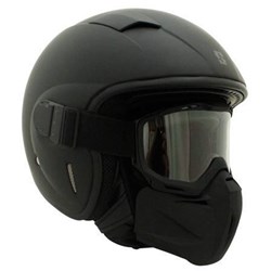 SCORPION GANGSTER HELM MATT BLK (SM) [ONC01] #