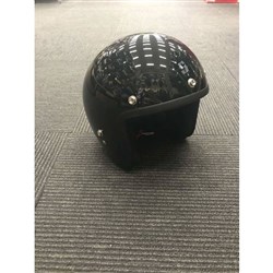 SCORPION BARON HELMET GLOSS BLACK - WITH STUDS (XL) [ONC01] #