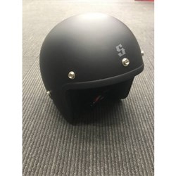 SCORPION BARON HELMET MATT BLACK - WITH STUDS (LG) [ONC01] #