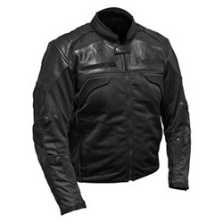 SCORPION INDY LEATHER/MESH JACKET BLACK (4XL) [ONC01] #
