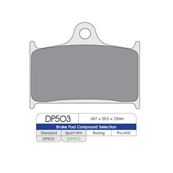 DP HH+ PERFORMANCE BRAKE PADS (FA236 / FDB0557)