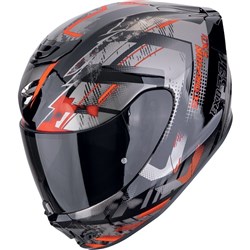 SCORPION EXO 391 CLUTTER -  BLK/RED (XL)