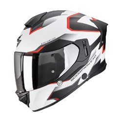 SCORPION EXO EXO-530 AIR CLIP - MATTE WHT/BLK/RED (SM)