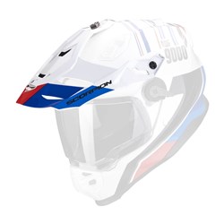 SCORPION EXO S/P - ADF-9000 AIR PEAK VISOR ASSY DESERT WHITE BLUE RED