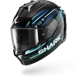 SHARK SKWAL i3 LIGHT-BLUR - BLK/BLU/GRN (MD)