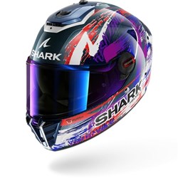 SHARK SPARTAN RS CARBON ZARCO SIGNATURE - BLU/WHT/VIO (XS)