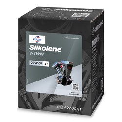 SILKOLENE V-TWIN 20W-50  (4L) CUBE  (CTN 4) (WAS SK600985387)