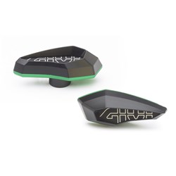 GIVI FRAME SLIDERS GREEN PAIR (NEEDS SLD_ _ _ _KIT)  [ONC01] #