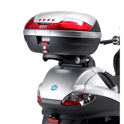 GIVI SPECIFIC MONOKEY 'FOLDING' REAR RACK - PIAGGIO MP3 125-250-300-400-500 06-14 (PLATE INCLUDED)