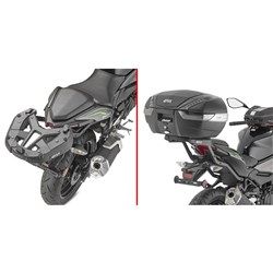 GIVI SPECIFIC REAR RACK - KAWASAKI Z500 24- (NEEDS PLATE)