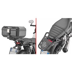 GIVI SPECIFIC REAR RACK - TRIUMPH SPEED TWIN 1200 25- (NEEDS PLATE)