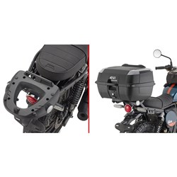 GIVI SPECIFIC REAR RACK - ROYAL ENFIELDBEAR 650 25- (NEEDS PLATE)