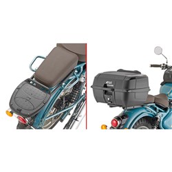 GIVI SPECIFIC REAR RACK - ROYAL ENFIELD SHOTGUN 650 24- / CLASSIC 650 25- (USE WITH MONOLOCK CASE PLATE)