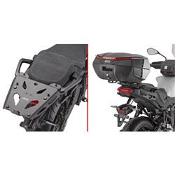 GIVI SPECIFIC MONOKEY ALUMINIUM REAR RACK - YAMAHA TRACER 9/GT/GT+ 25- (PLATE INCLUDED)