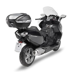 GIVI SPECIFIC MONOKEY ALUMINIUM REAR RACK - BMW C650GT 12-20 (PLATE INCLUDED)