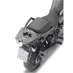 GIVI SPECIFIC MONOKEY ALUMINIUM REAR RACK - HARLEY DAVIDSON PAN AMERICA 1250 21- (PLATE INCLUDED)