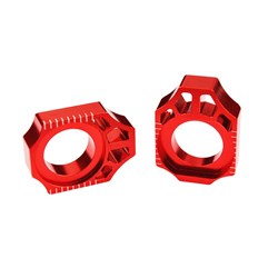 SCAR AXLE BLOCKS KX-KXF 03-22 / KLX450R 08-22 / RMZ250-450 05-17 RED